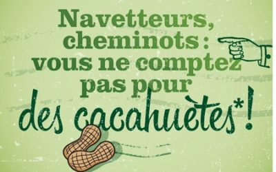 SAINT-VALENTRAIN : NAVETTEURS, CHEMINOTS, VOUS NE COMPTEZ PAS POUR DES CACAHUETES !